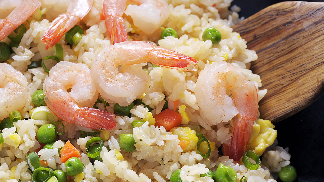 Arroz con camarones